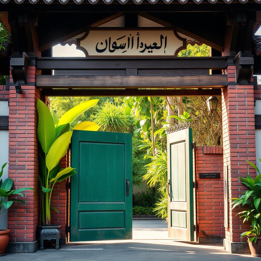 Gerbang pesantren tradisional