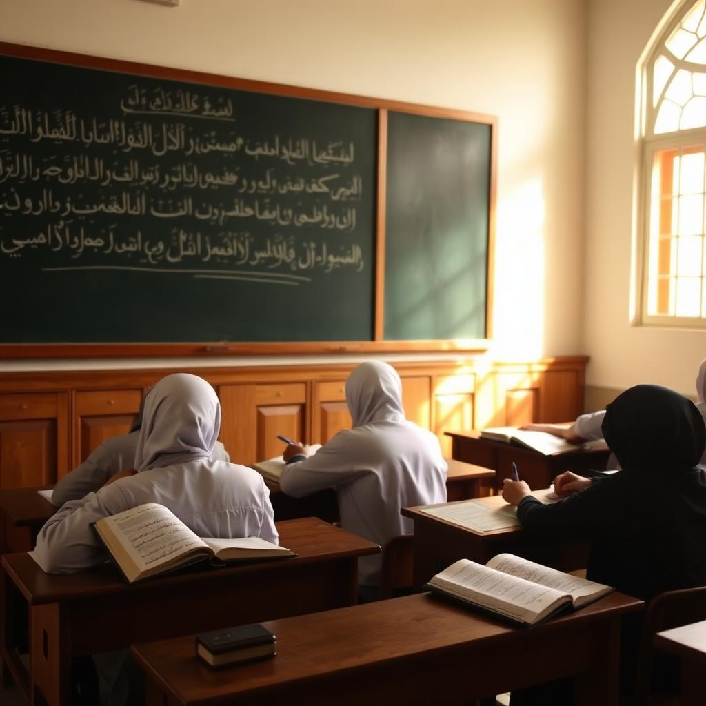 Suasana kelas madrasah