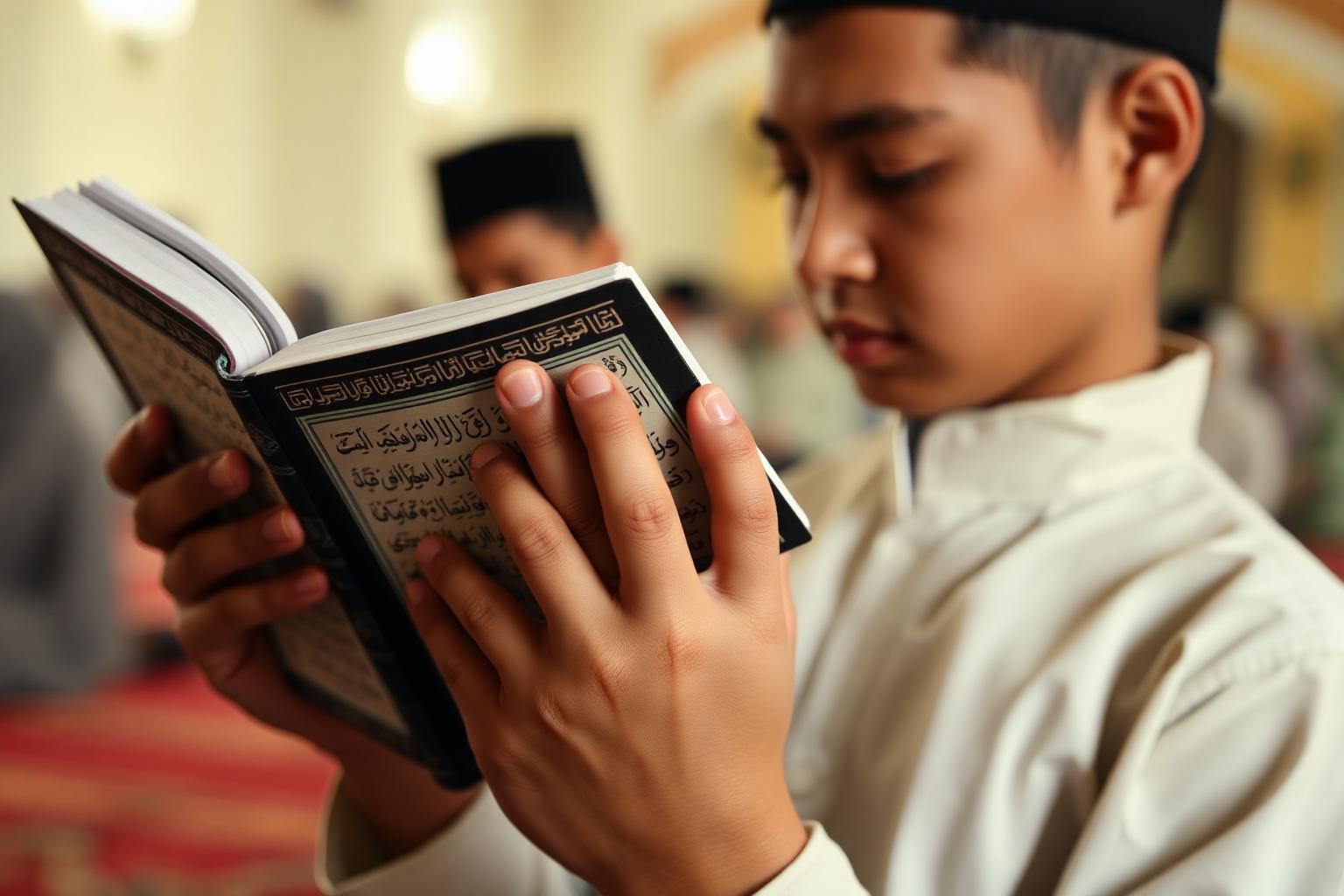 Santri menghafal Al-Qur'an